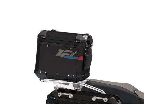SIG 1318 BMW R1200 Aluminum Βlack Top Box Raise Grey Red Blue Stickers Right 02