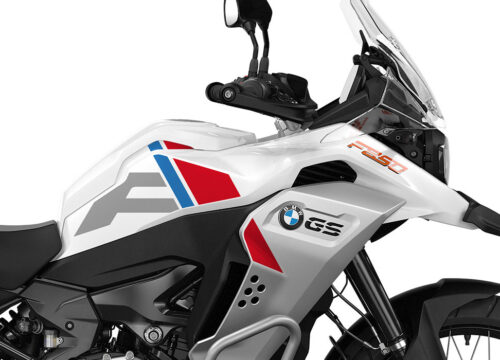 SIG 1338 BMW F850GS ADV F LINE Grey Red Blue Stickers Light White Right 02
