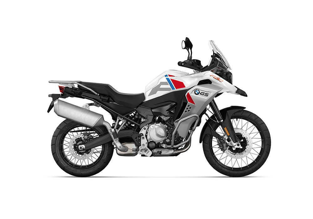 SIG 1338 BMW F850GS ADV F LINE Grey Red Blue Stickers Light White Right