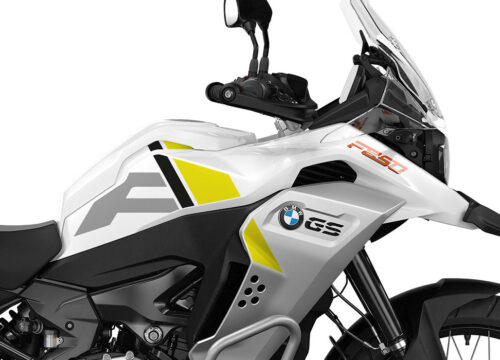 SIG 1341 BMW F850GS ADV F LINE Grey Yellow Black Stickers Light White Right 02