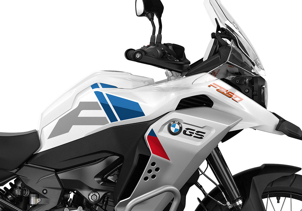 SIG 1368 BMW F850GS ADV F LINE mSport Stickers Light White Right 02