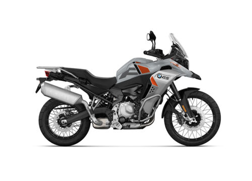 SIG 1373 BMW F850GS ADV F LINE Grey Orange Black Stickers Ice Grey Right