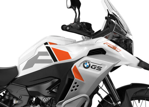 SIG 1373 BMW F850GS ADV F LINE Grey Orange Black Stickers Light White Right 02