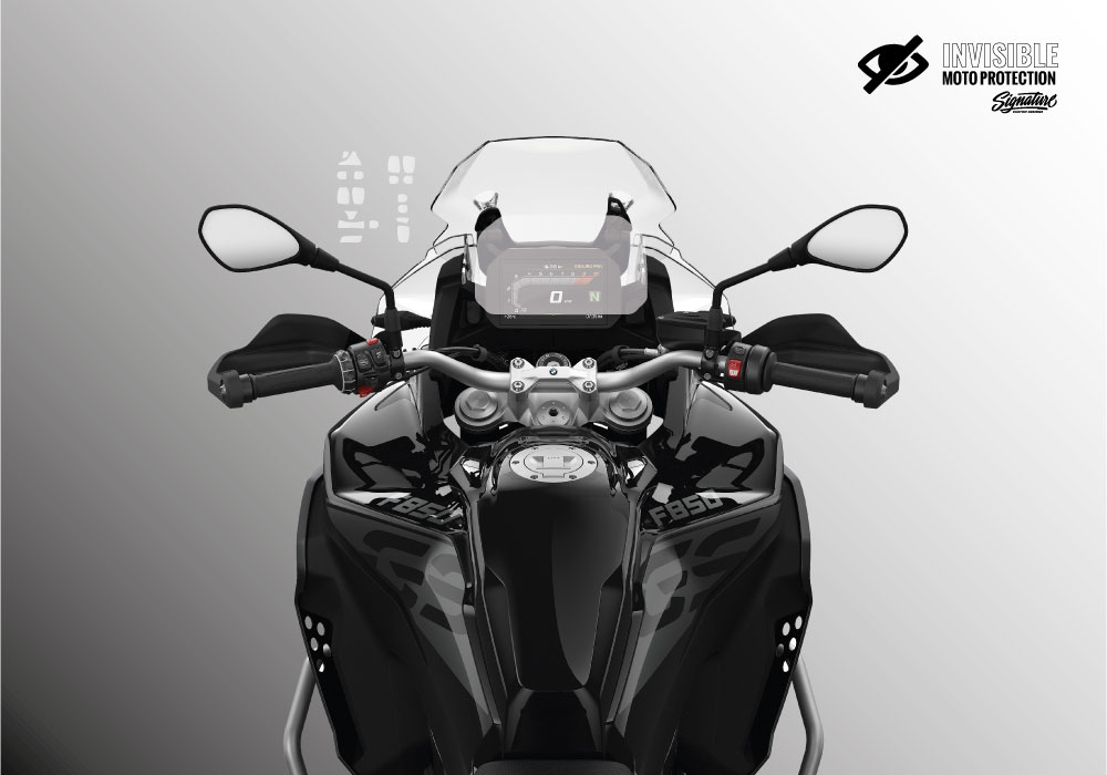SIG 1334 BMW F850GS Adventure Full Set Protective Films 03