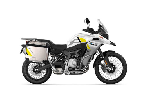 SIG 1347 BMW Aluminum Panniers F Line Grey Yellow Black Right