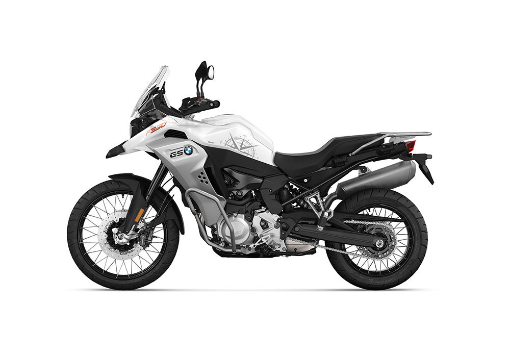 SIG 1378 BMW F850GS ADV Compass Stickers Light White Left