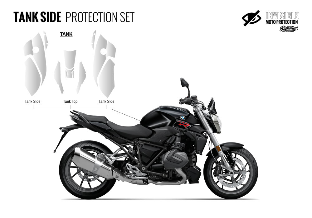 SIG 1399 02 BMWR1250R Tank Set Protective Films 01