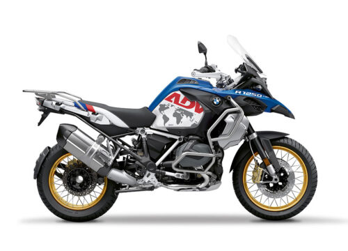 SIG 1379 02 BMW R1250GS Adv The Globe Red Grey Stickers Style HP Right