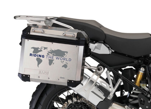 SIG 1388 BMW Aluminum Panniers The Globe Grey Dark Blue Right 02
