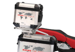 SIG 1389 BMW Aluminum Top Box The Globe Grey Red Right 02