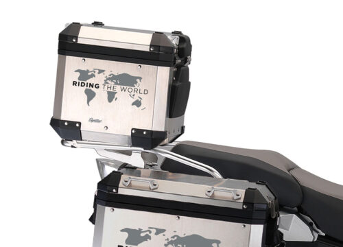 SIG 1390 BMW Aluminum Top Box The Globe Grey Black Right 02