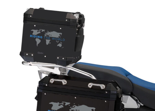 SIG 1391 BMW Aluminum Black Top Box The Globe Grey Blue Right 02