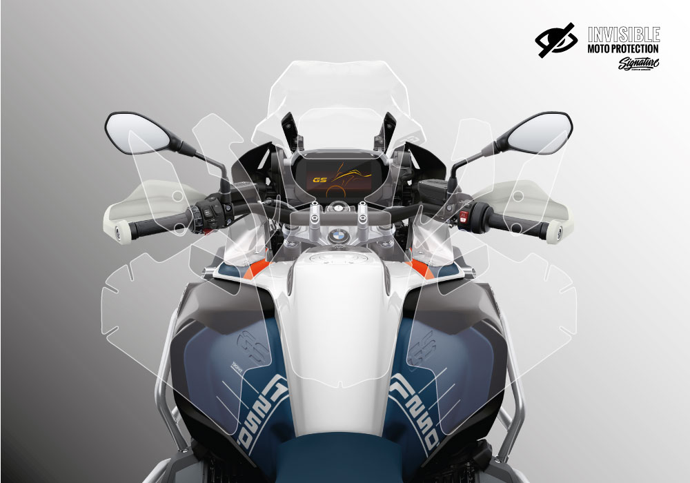 SIG 1404 BMW R1250GS GSA Trophy Advance Technology Full Paint Protective Film 02
