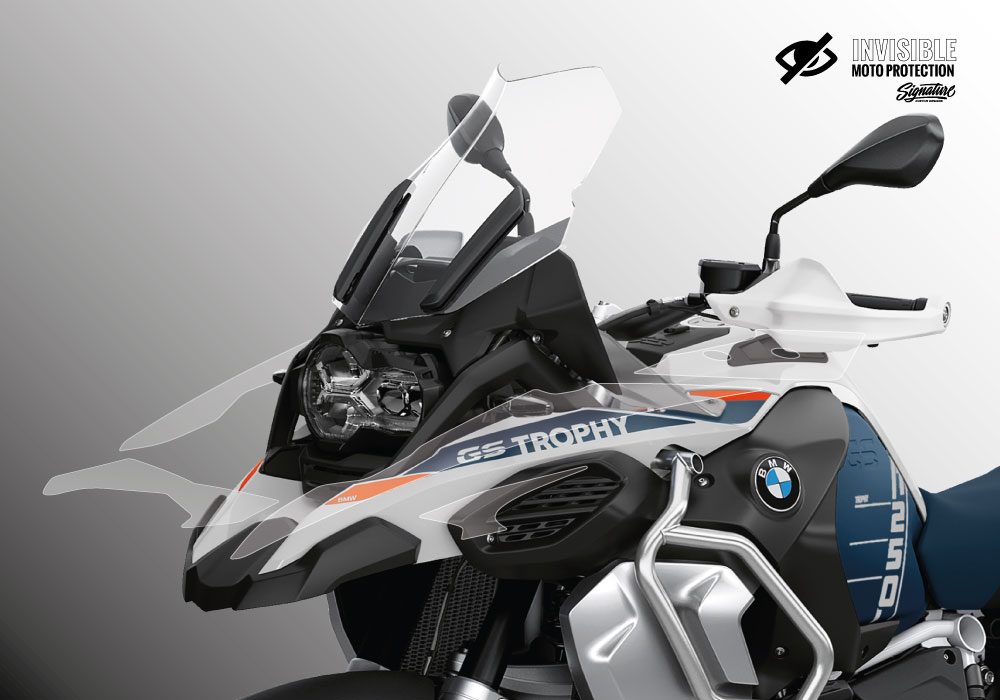 SIG 1404 BMW R1250GS GSA Trophy Advance Technology Full Paint Protective Film 05