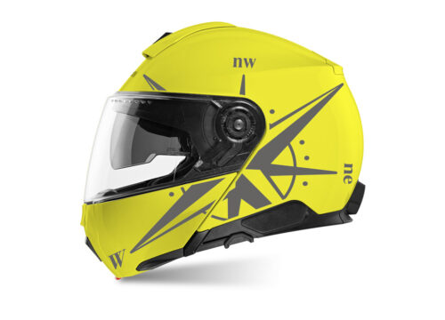 C5 Yellow Compass Dark Silver