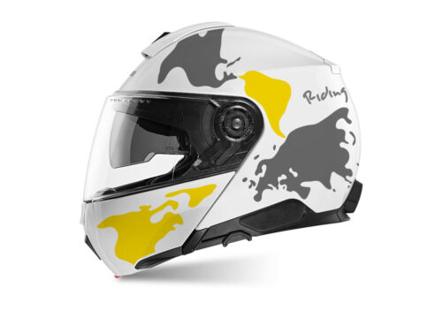 SIG 1468 Shuberth C5 White Grey Yellow Left