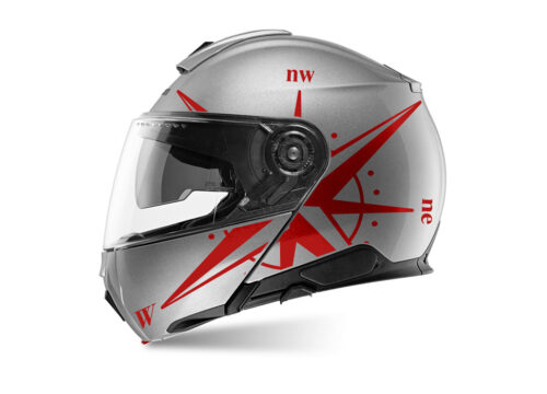 SIG 1480 C5 Glossy Silver Compass Red Left