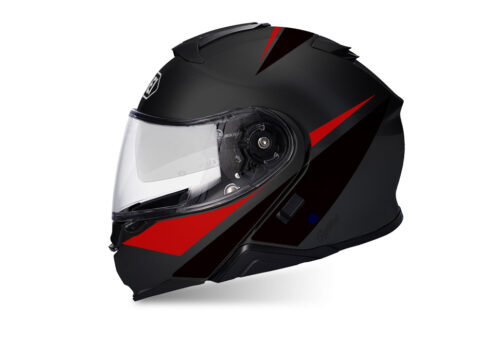 SIG 1500 Shoei Neotec II Vivo Red Black Black