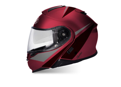 SIG 1502 Shoei Neotec II Vivo Grey Black Red