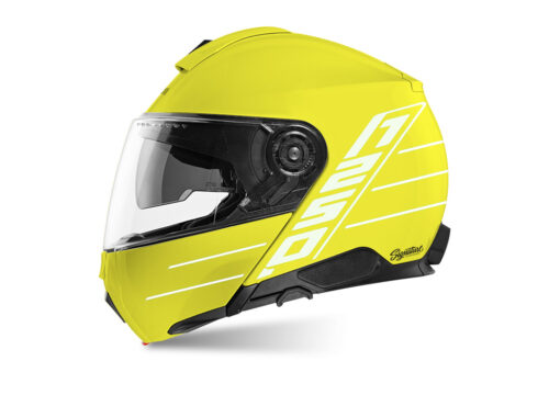 SIG 1506 Schuberth C5 Anniversary Lines White Fluo