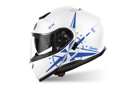 SIG 1515 Shoei Neotec III White Compass Blue