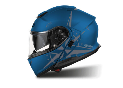 SIG 1516 Shoei Neotec III Blue Compass Dark Silver