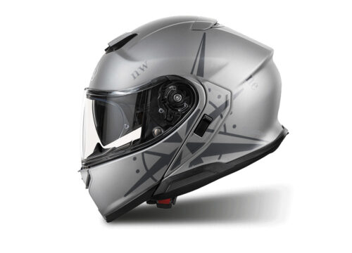 SIG 1516 Shoei Neotec III Light Silver Compass Dark Silver