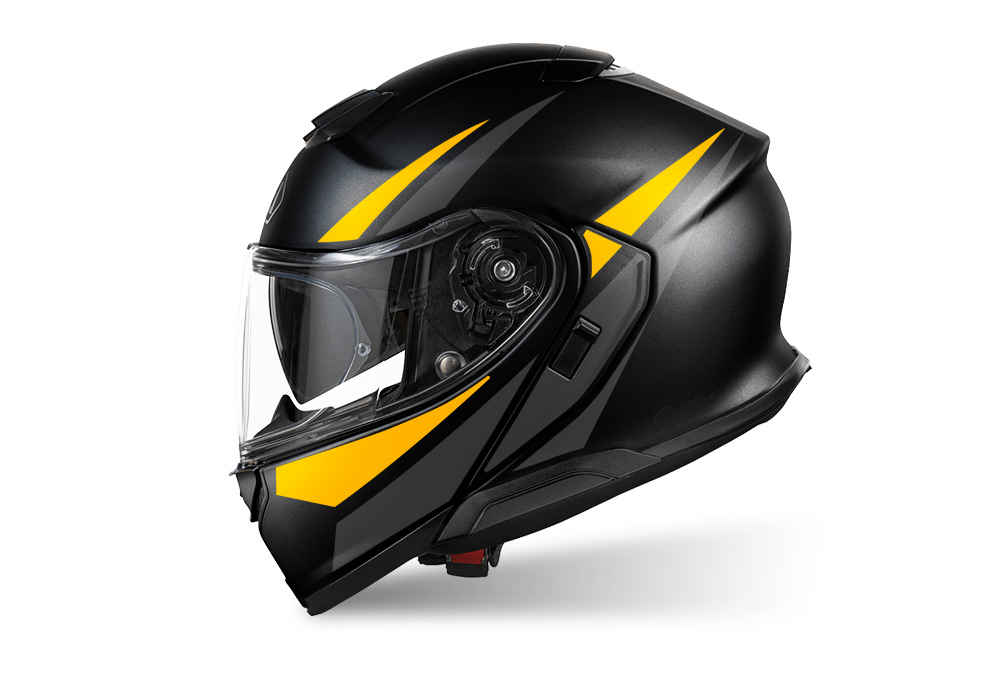 SIG 1526 Shoei Neotec 3 Vivo Black Grey & Yellow