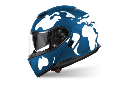 SIG 1531 Shoei Neotec 3 Blue The Globe White