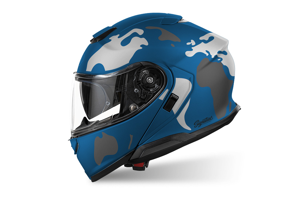 SIG 1532 Shoei Neotec 3 Blue The Globe Grey Variations
