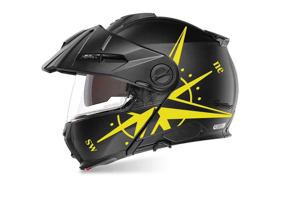 SIG 1536 Schuberth E2 Black Compass Yelllow