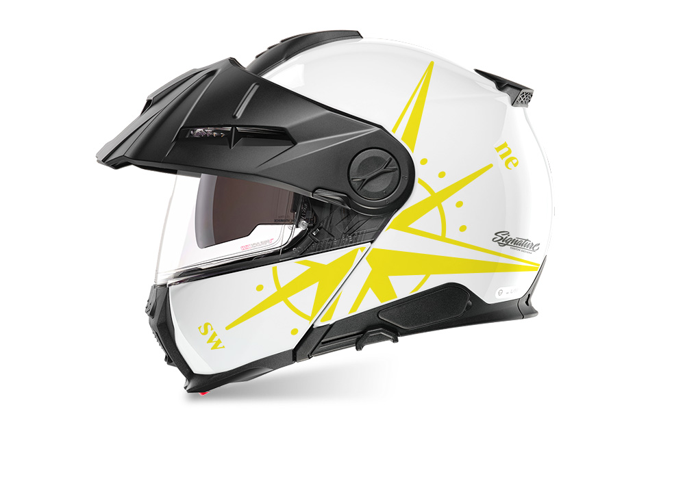 SIG 1536 Schuberth E2 White Compass Yelllow
