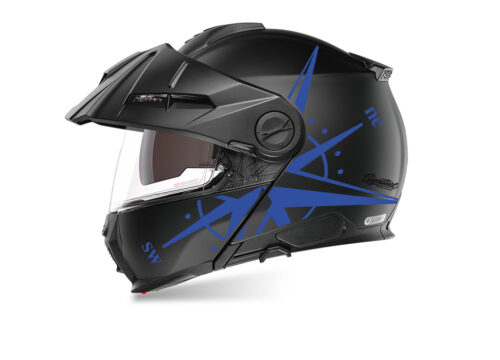 SIG 1538 Schuberth E2 Black Compass Blue