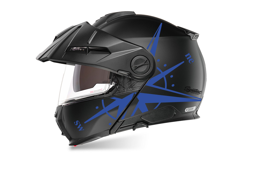 SIG 1538 Schuberth E2 Black Compass Blue