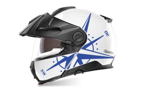 SIG 1538 Schuberth E2 White Compass Blue