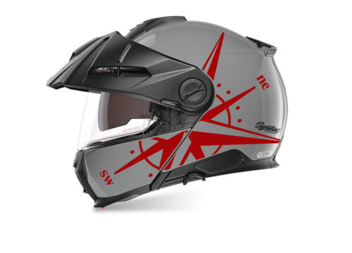 SIG 1540 Schuberth E2 Grey Compass Red