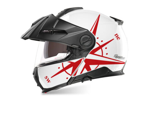 SIG 1540 Schuberth E2 White Compass Red