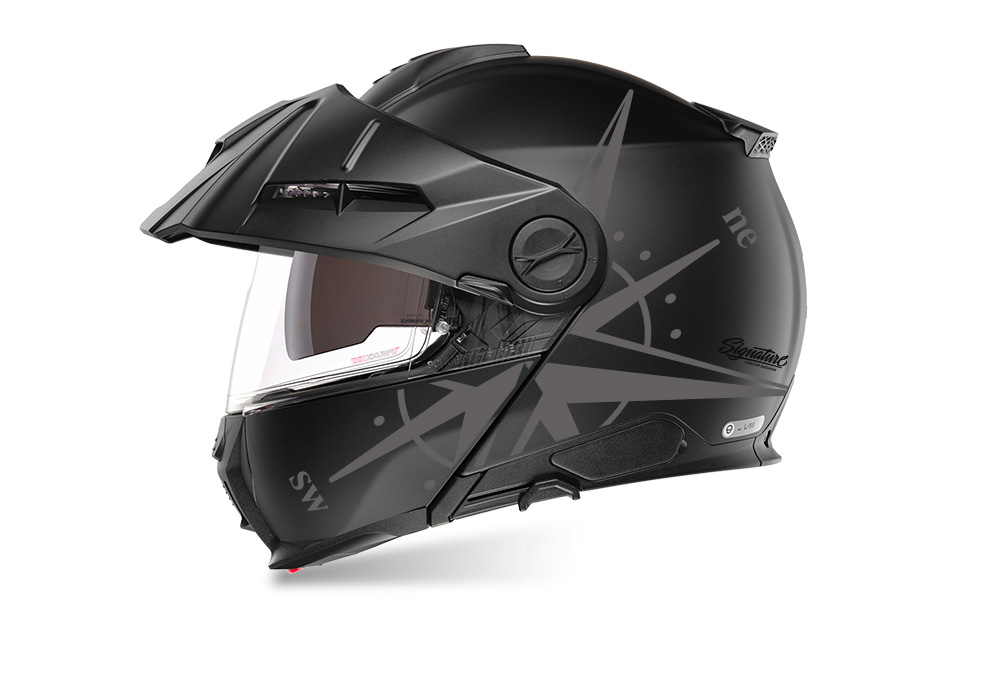 SIG 1541 Schuberth E2 Black Compass Dark Silver