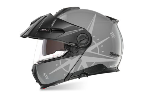 SIG 1541 Schuberth E2 Grey Compass Dark Silver