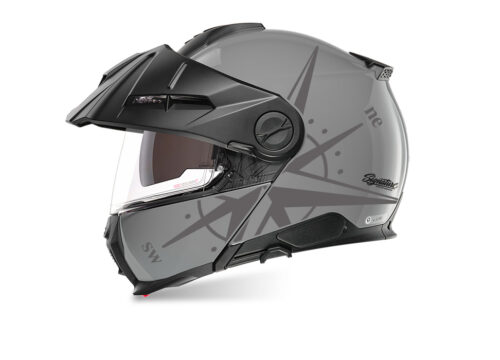 SIG 1541 Schuberth E2 Grey Compass Dark Silver