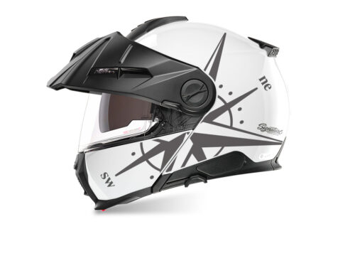 SIG 1541 Schuberth E2 White Compass Dark Silver