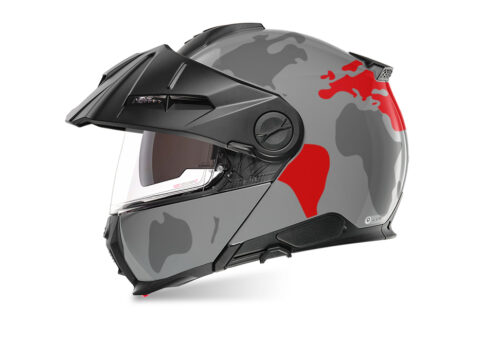 SIG 1546 Schuberth E2 Grey The Globe Grey & Red