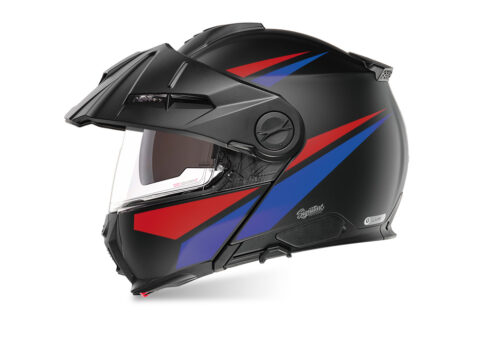 SIG 1549 Schuberth E2 Black Vivo Red & Blue