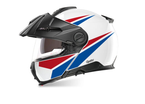 SIG 1549 Schuberth E2 White Vivo Red & Blue