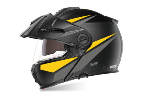 SIG 1550 Schuberth E2 Black Vivo Grey & Yellow