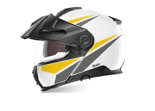 SIG 1550 Schuberth E2 White Vivo Grey & Yellow