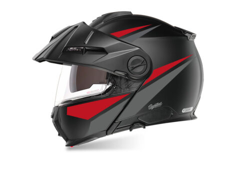 SIG 1551 Schuberth E2 Black Vivo Grey & Red