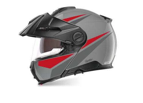 SIG 1551 Schuberth E2 Grey Vivo Grey & Red