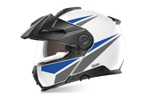 SIG 1553 Schuberth E2 White Vivo Grey & Blue