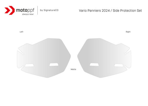 SIG 1562 BMW Vario Side Panniers Clear Protective Films 02